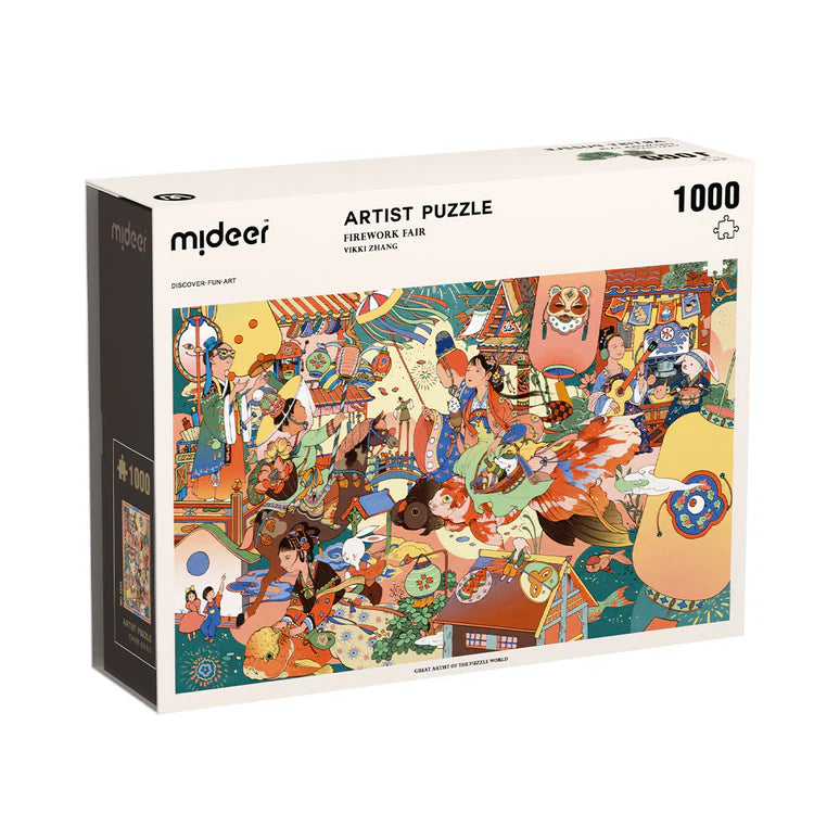 Mideer Artist Puzzle: Firework Fair 1000P