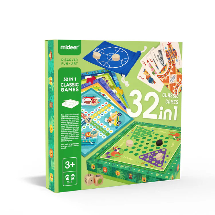 Mideer 32 In 1 Classic Games