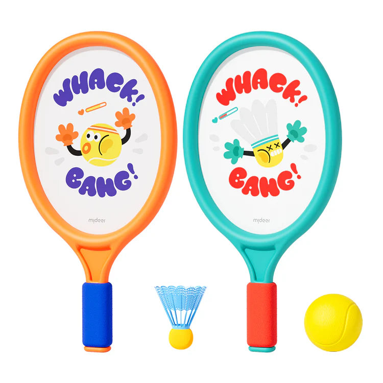 Mideer 2-in-1 Kids Entry-Level Racket
