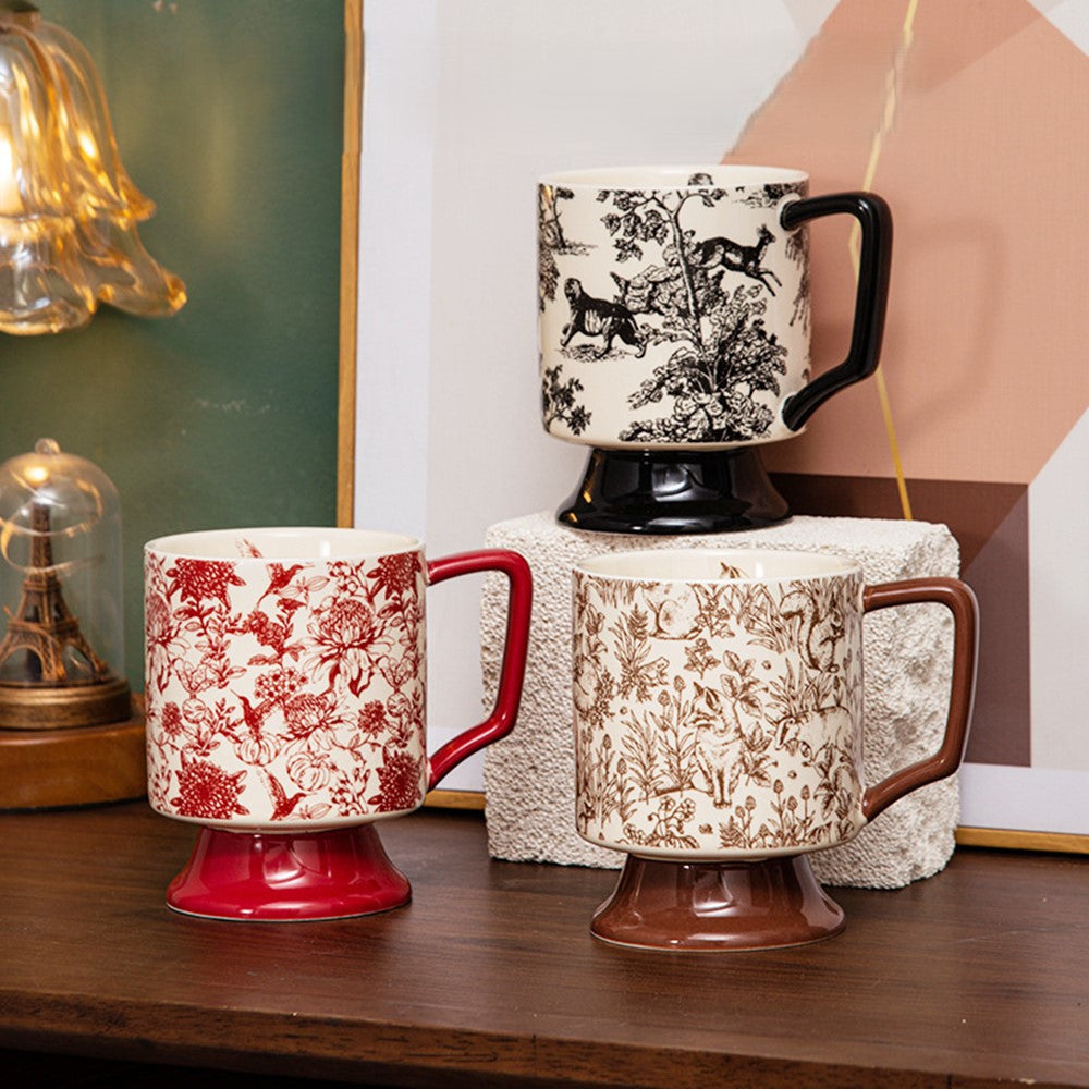 Unique Modern Design Premium Ceramic 400ml Coffe Mug