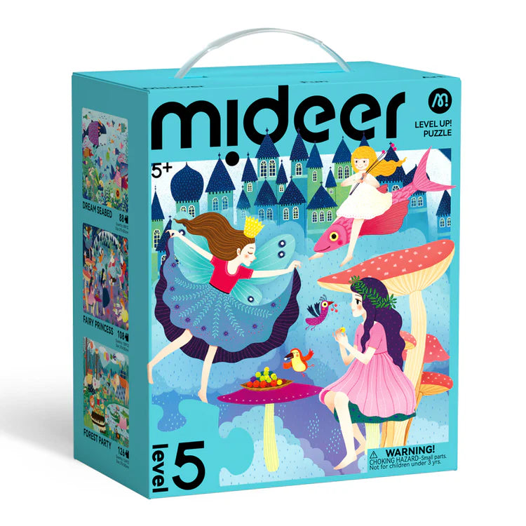 Mideer Level Up! Puzzles with Storage Bag - Level 5: Fantasy 88P-126P