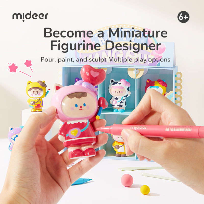 Mideer Plaster Artisan DIY Art Kit 28 Pcs