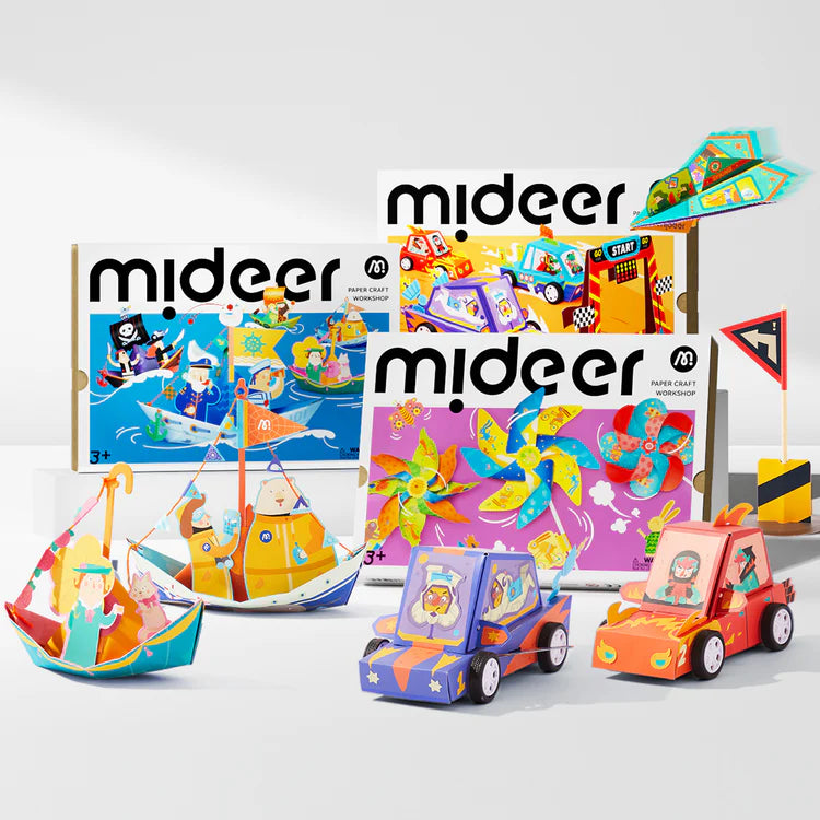 Mideer Paper Craft Workshop: Racing Car