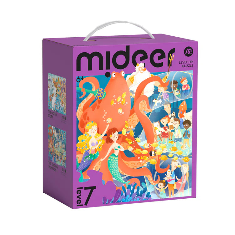 Mideer Level Up! Puzzles with Storage Bag - Level 7: Song Of The Sea 208P-252P