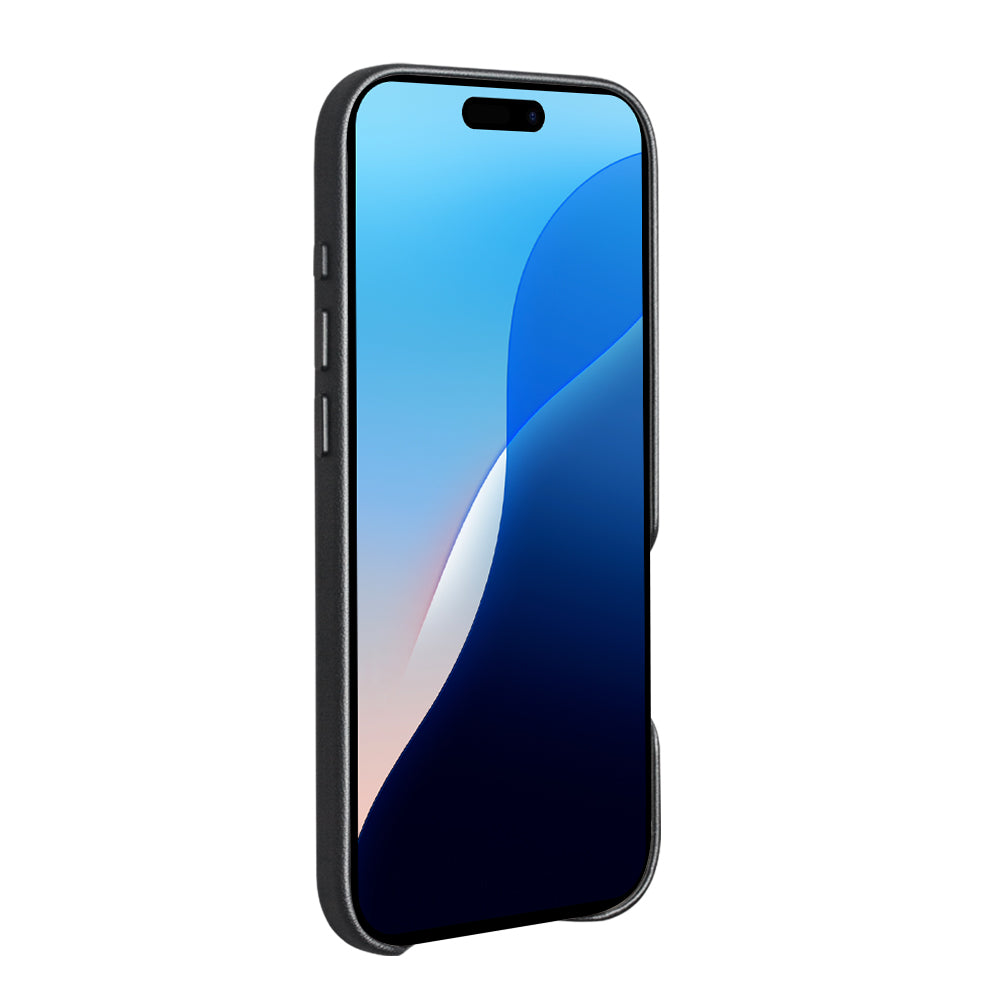 QIALINO Premium Custom Handmade Genuine Leather MagSafe Back Cover for iPhone 17 Air