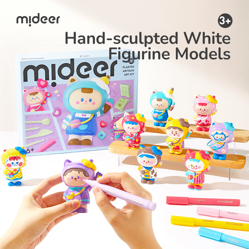 Mideer Plaster Artisan DIY Art Kit 28 Pcs