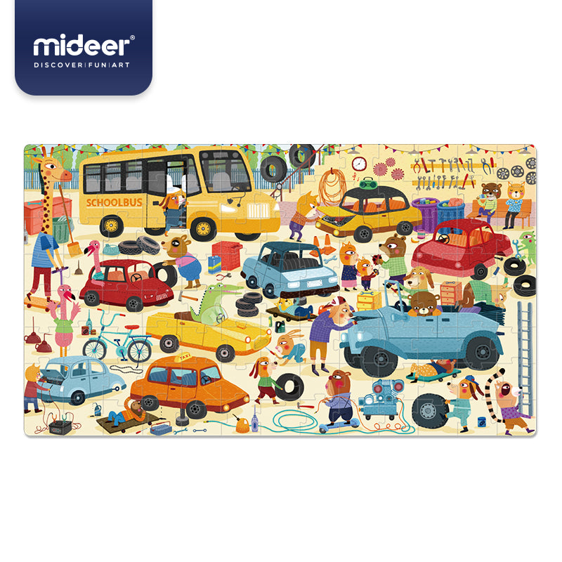 Mideer Portable Puzzle Box: My Garage 104P