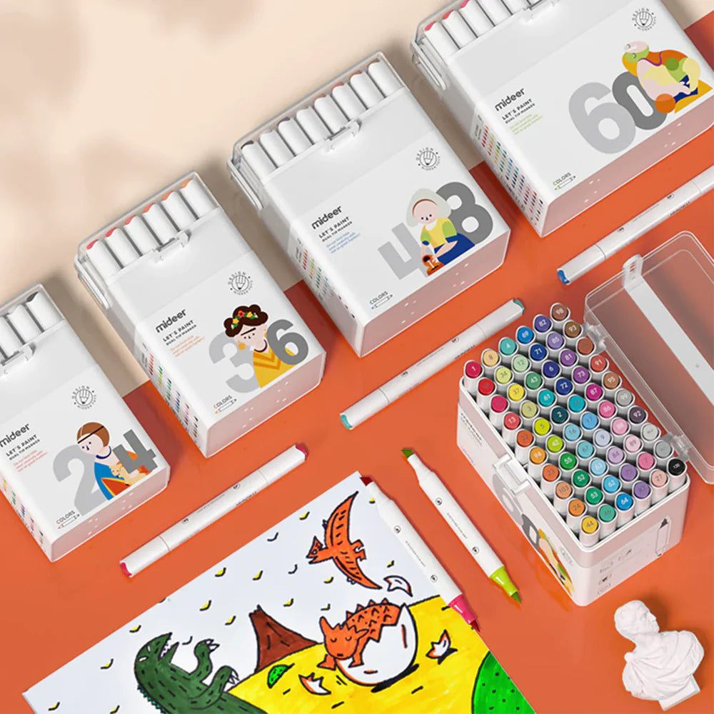 Mideer Dual Tip Marker 36 Colors