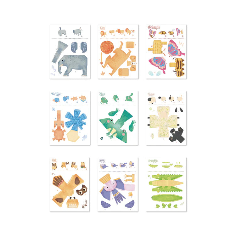 Mideer Paper Model Animals