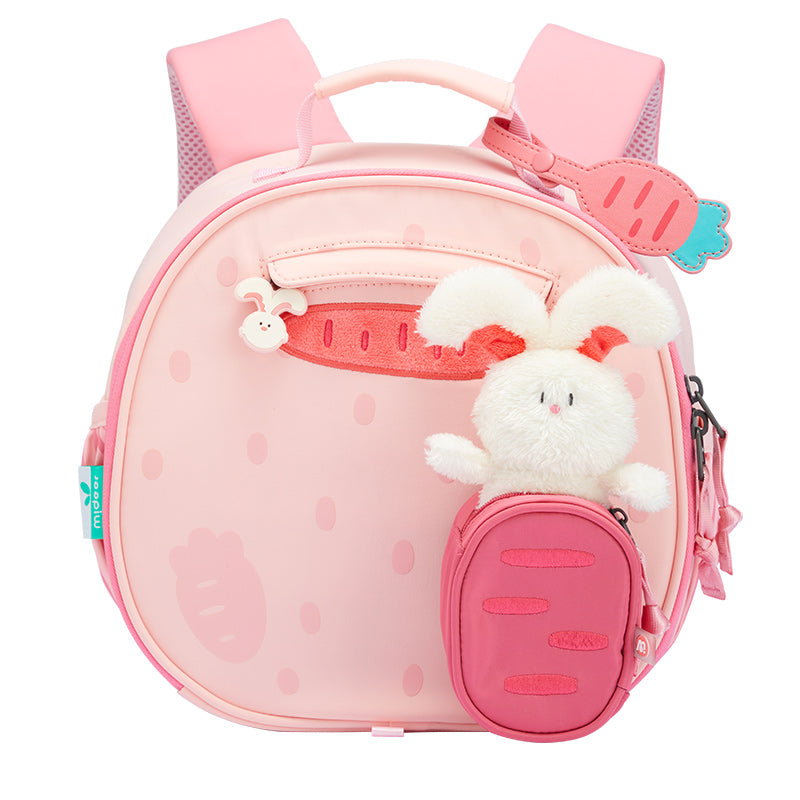 Sac à dos douillet Mideer Kids, Lapin Rose