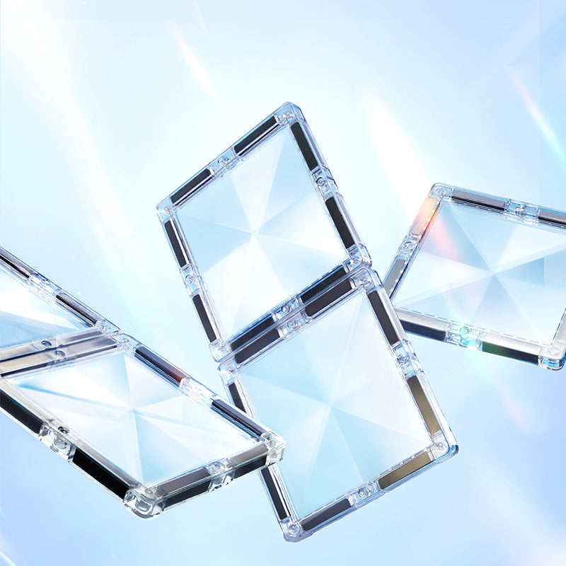 Mideer Transparent Magnetic Tiles 50P