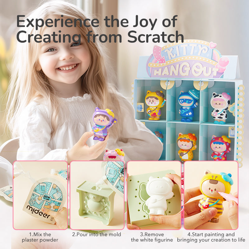 Mideer Plaster Artisan DIY Art Kit 28 Pcs