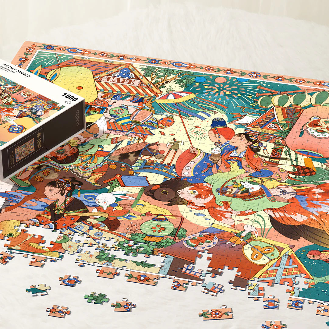 Mideer Artist Puzzle: Firework Fair 1000P