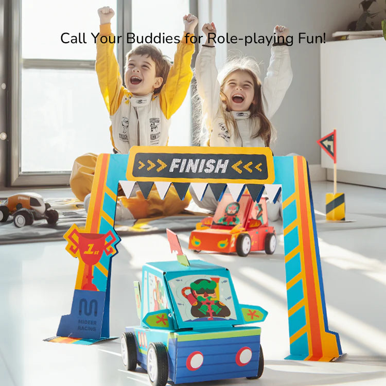 Mideer Paper Craft Workshop: Racing Car