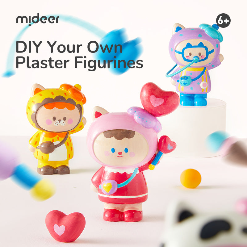 Mideer Plaster Artisan DIY Art Kit 28 Pcs