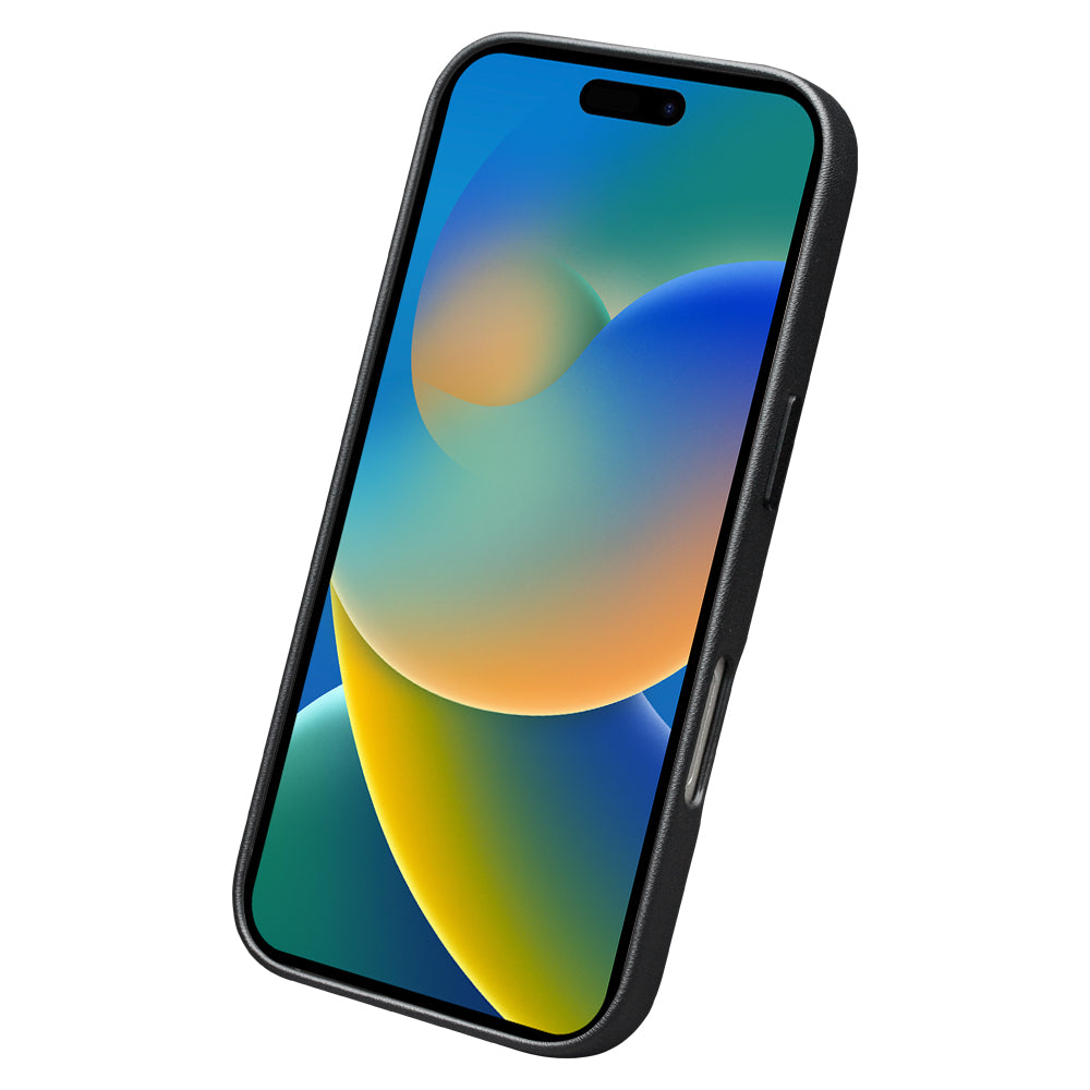 QIALINO Premium Custom Handmade Genuine Leather MagSafe Back Cover for iPhone 17