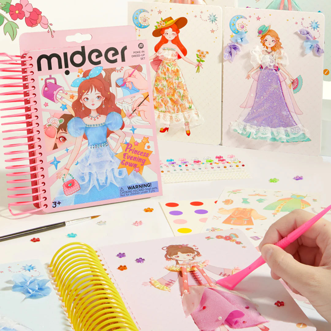 Mideer Poke-in Dress-Up Set: Princess Evening Gown