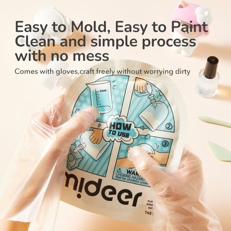 Mideer Plaster Artisan DIY Art Kit 28 Pcs