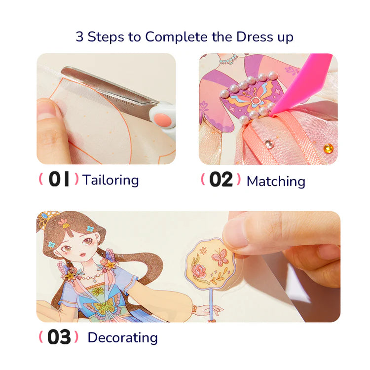 Mideer Poke-in Dress-Up Set: Princess Evening Gown
