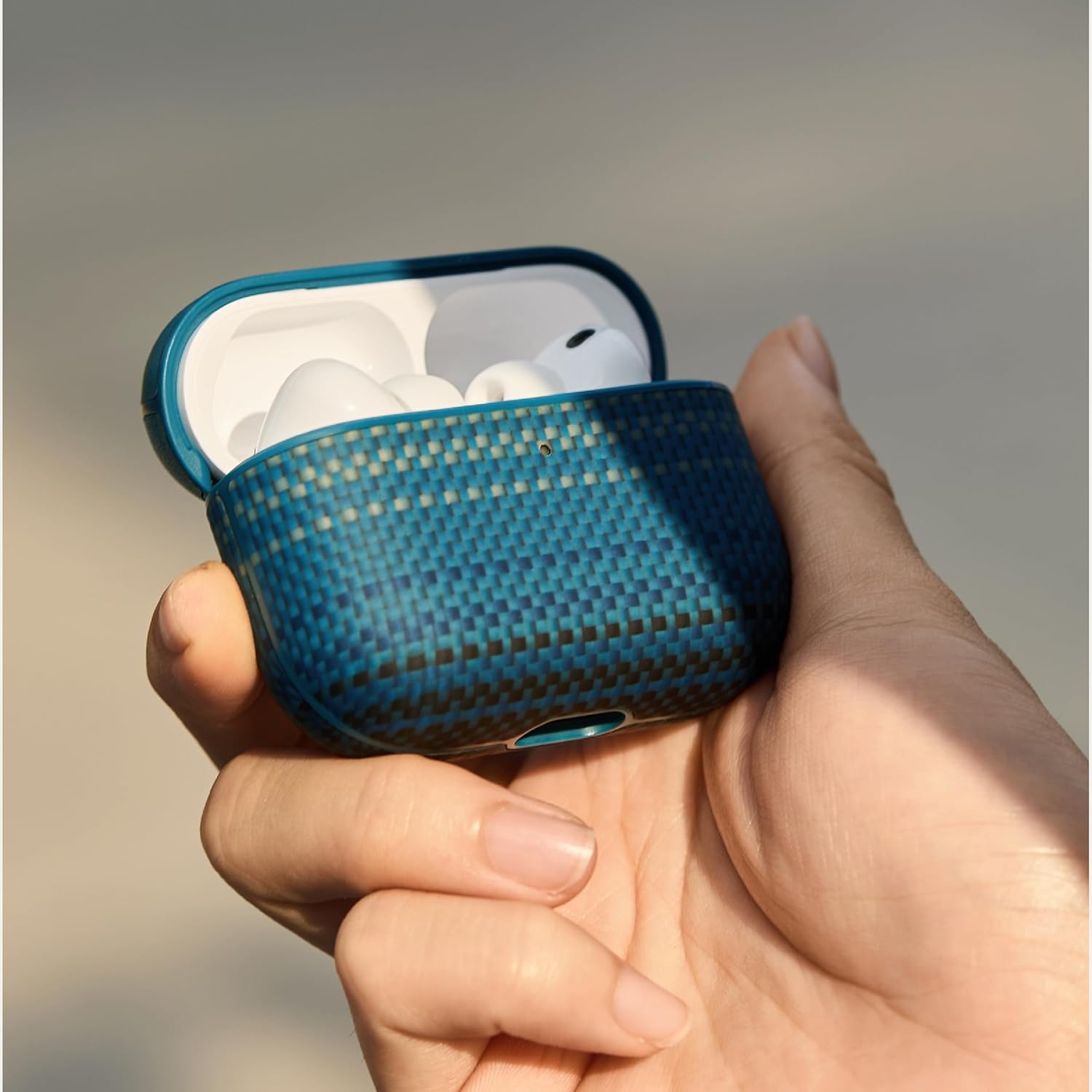 PITAKA Aramid Fiber Magnetic Case for AirPods Pro3 Moonrise