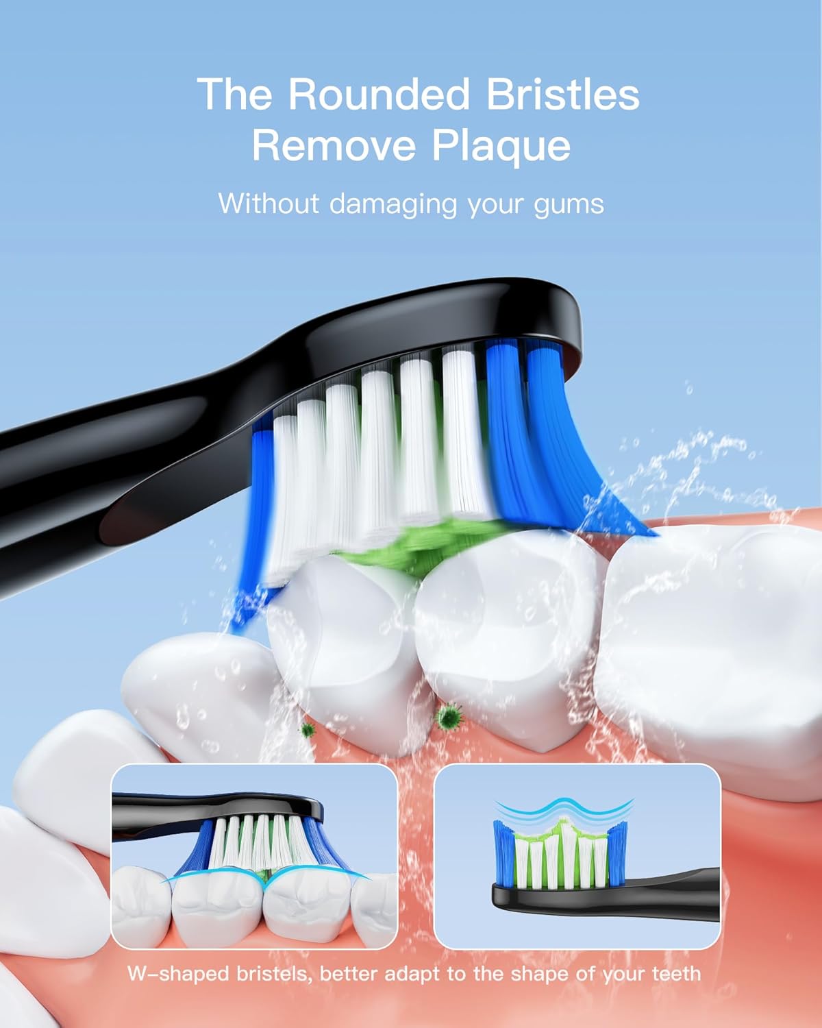 Bitvae D2 Toothbrush Heads x4