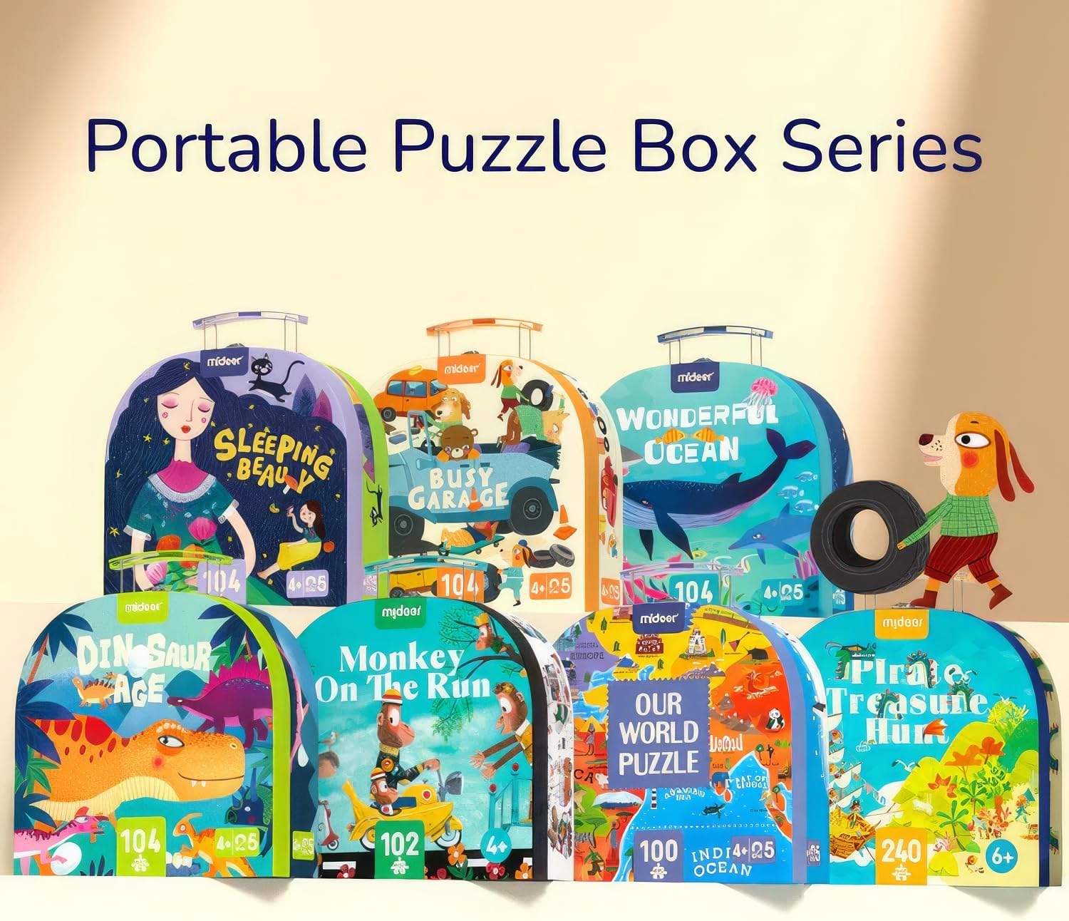 Mideer Portable Puzzle Box: My Garage 104P