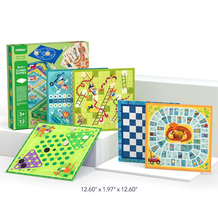 Mideer 32 en 1 Jeux classiques