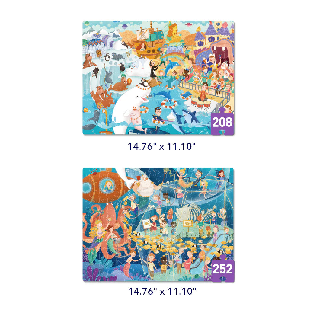 Mideer Level Up! Puzzles with Storage Bag - Level 7: Song Of The Sea 208P-252P