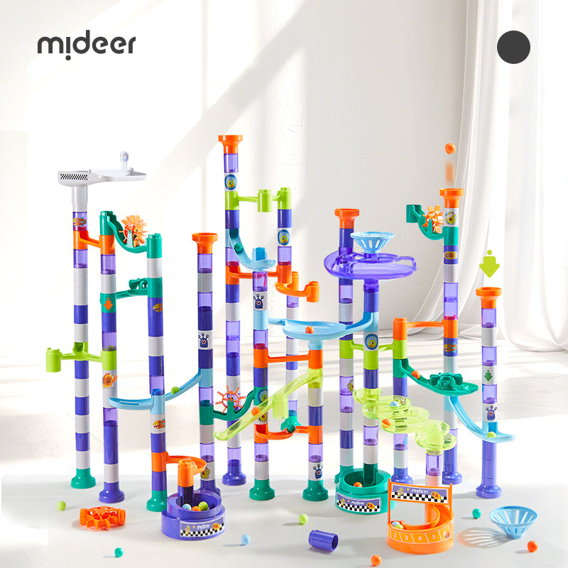 Mideer Track Marble Building Blocks 84P