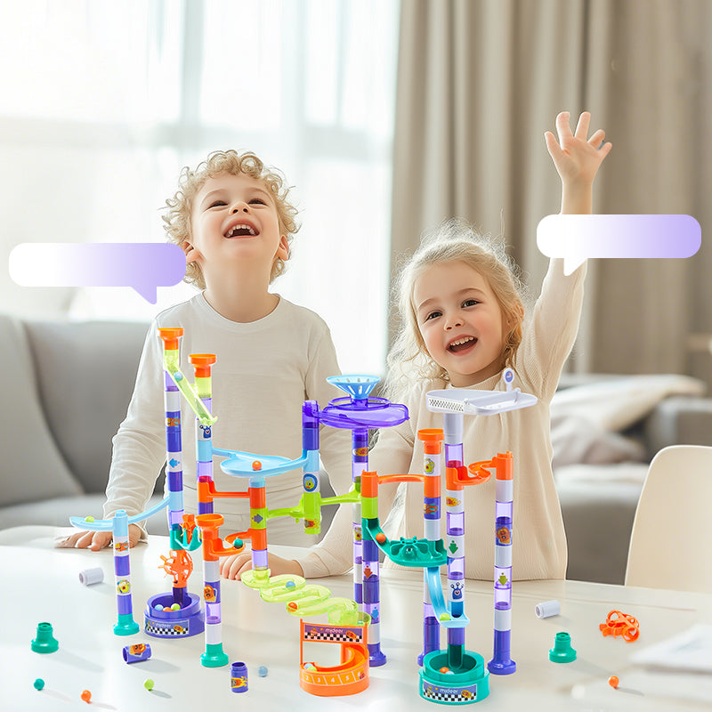 Mideer Track Marble Building Blocks 84P