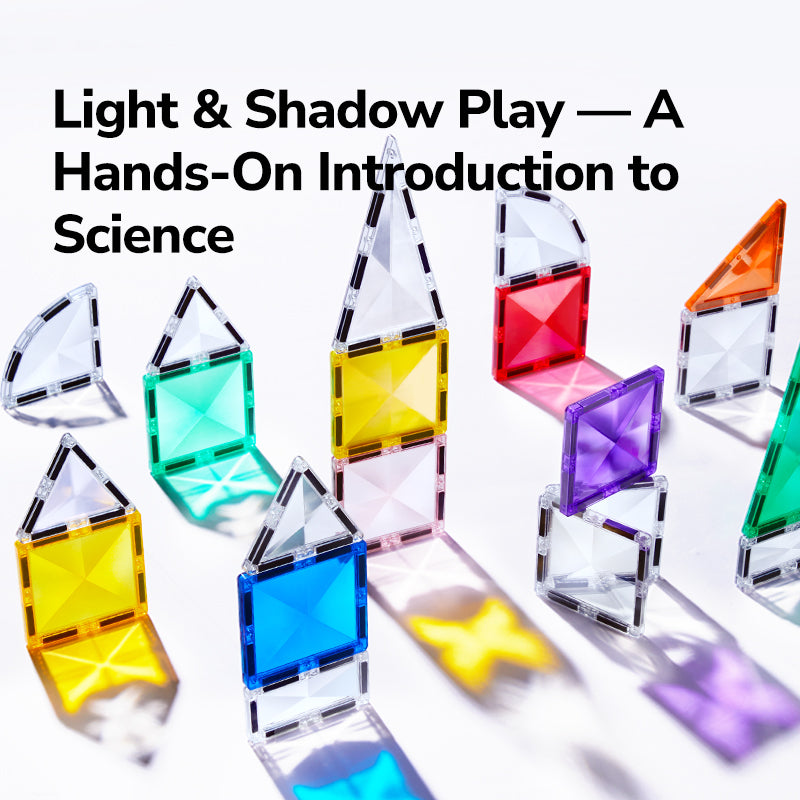 Mideer Transparent Magnetic Tiles 50P