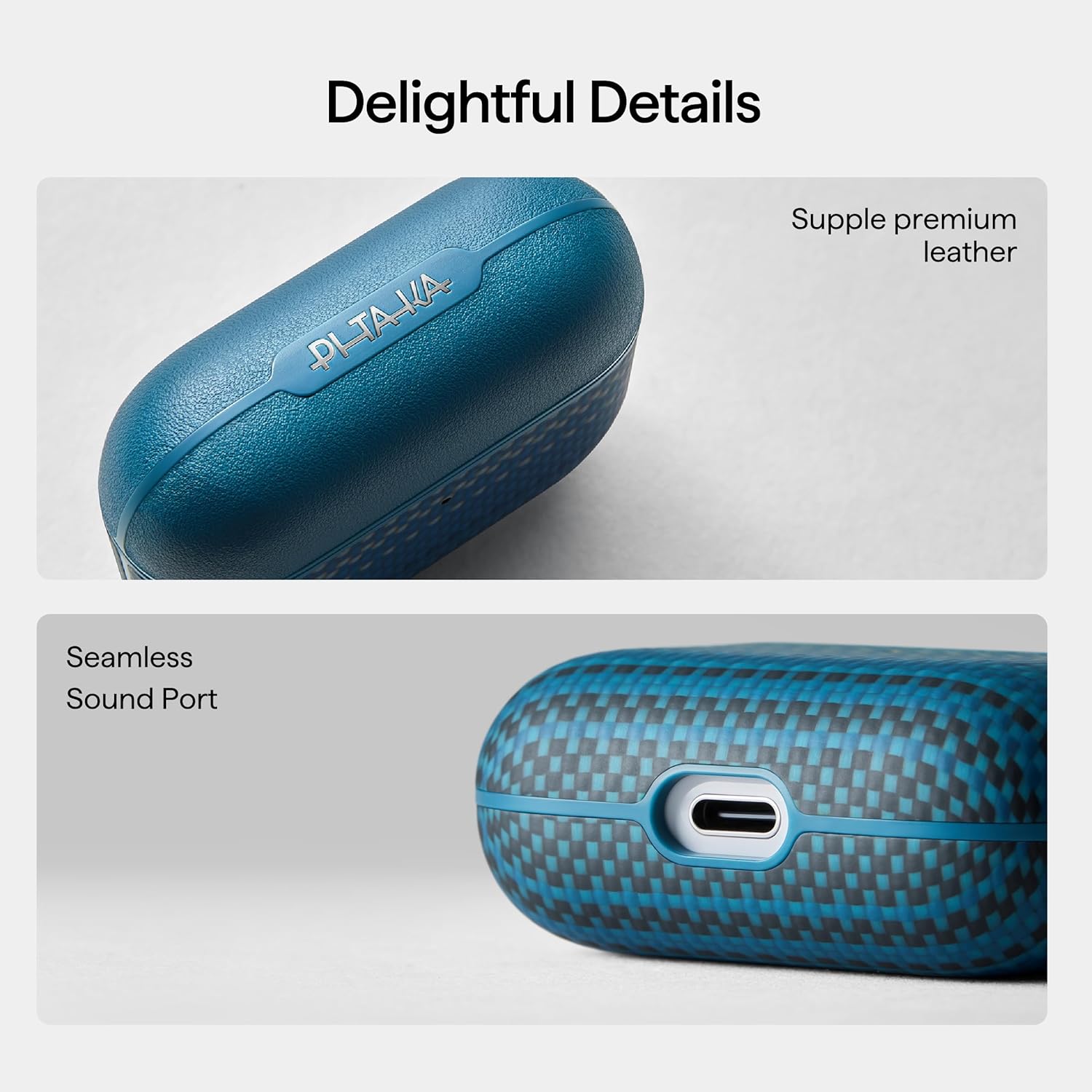 PITAKA Aramid Fiber Magnetic Case for AirPods Pro3 Moonrise