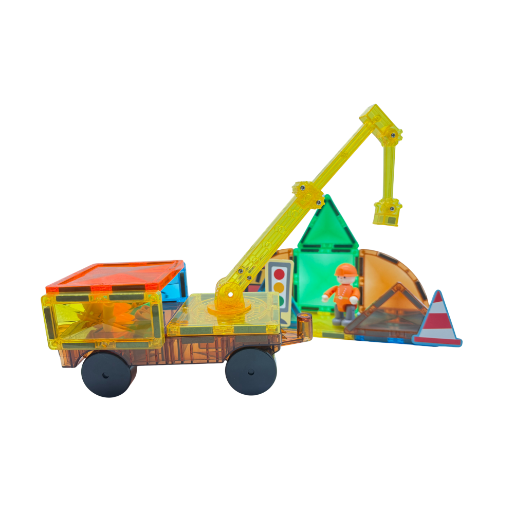 Mideer My First Magnetic Building Set: City Heroes 33 pcs