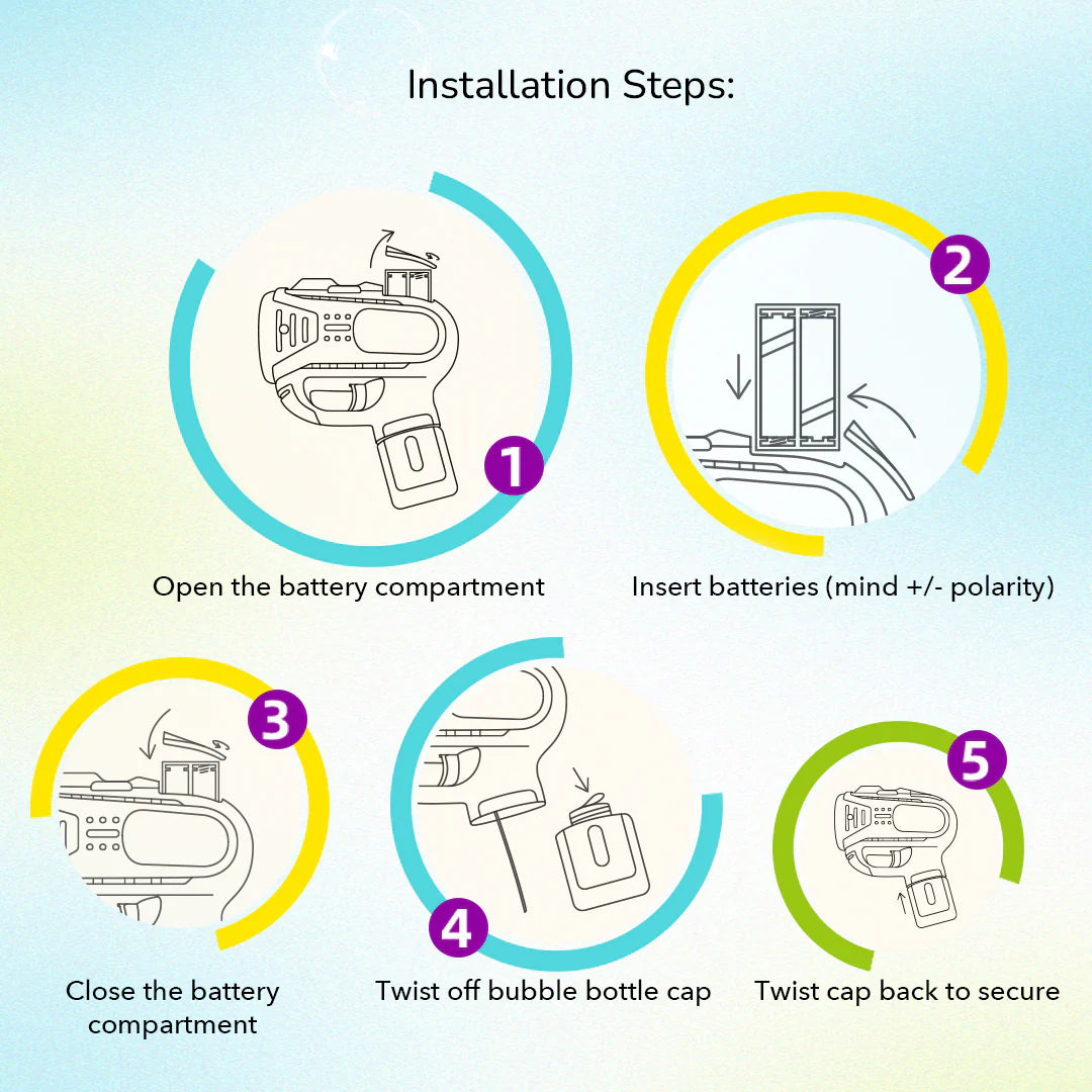 Mideer Colorburst Bubble Machine