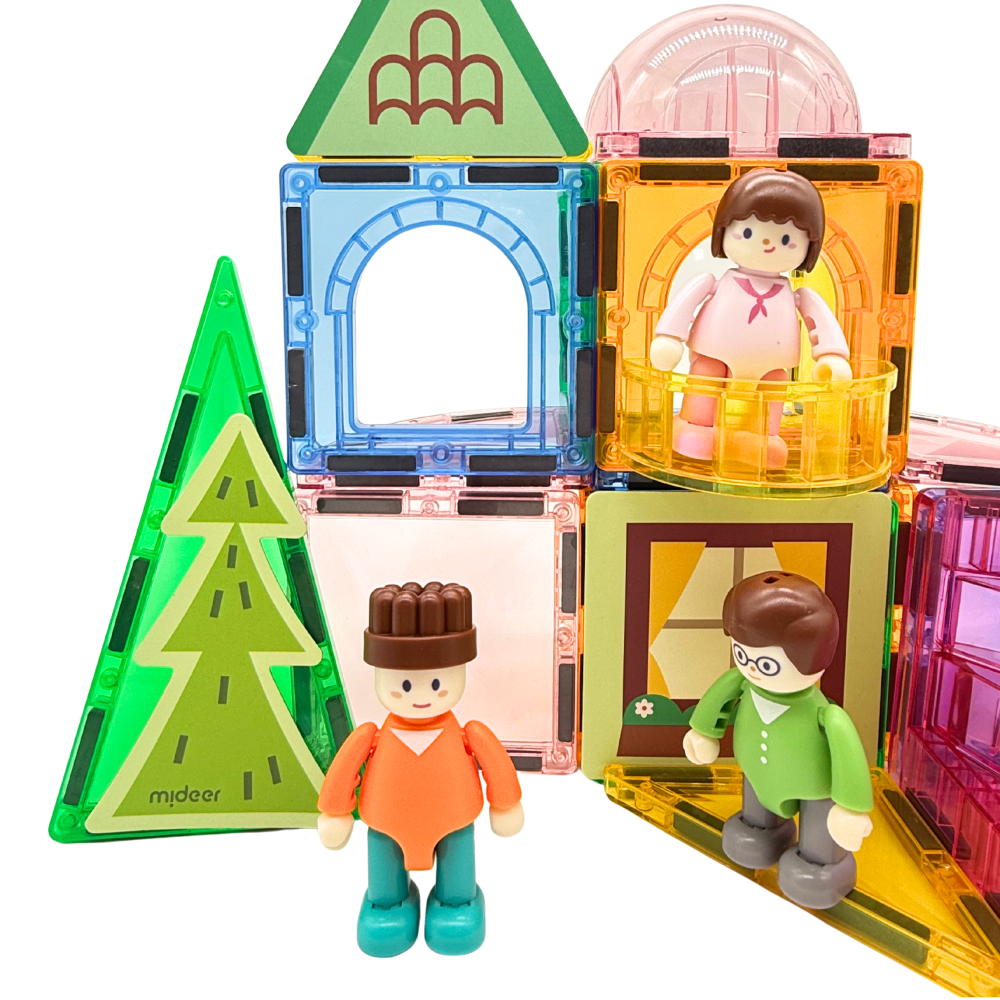 Mideer My First Magnetic Building Set: Our Family 32 pcs