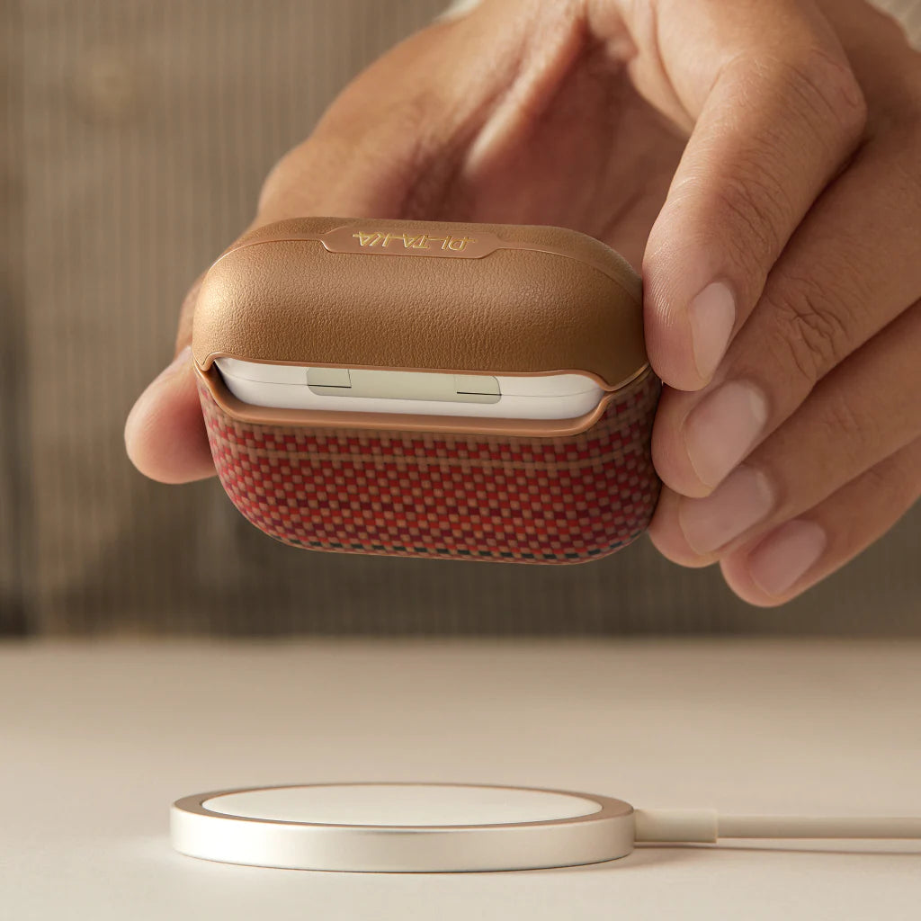PITAKA Aramid Fiber Magnetic Case for AirPods Pro3 Sunset