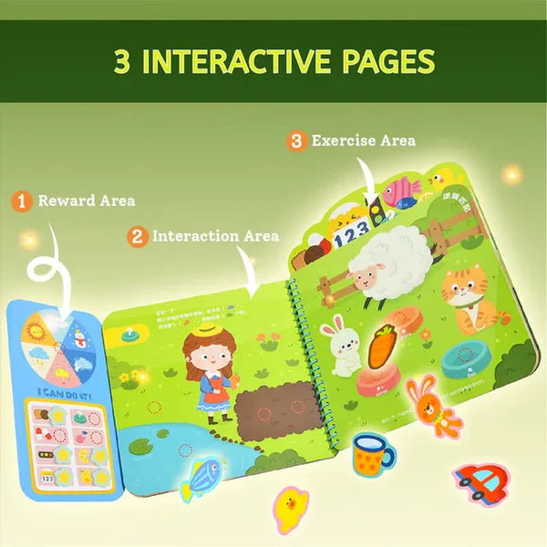 Livre interactif Mideer: Je peux le faire ! Adaptation sociale !