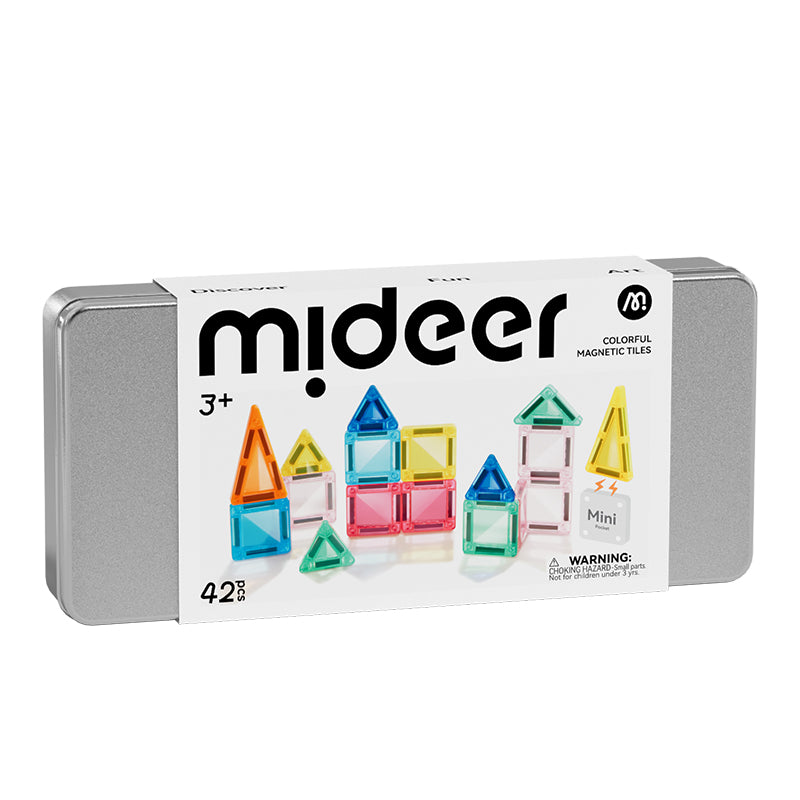 Mideer Mini Pocket Colorful Magnetic Tiles
