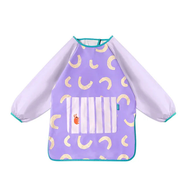 Mideer Kids Waterproof Art Smock Lilac Purple