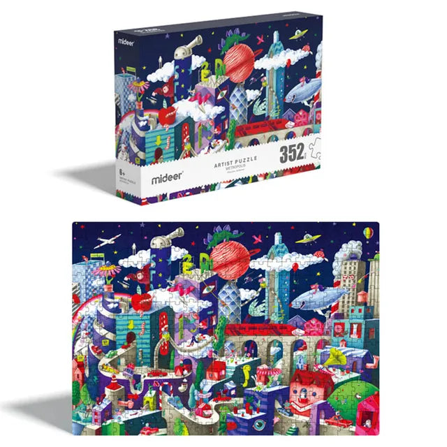 Mideer Artist Puzzle: Metropolis 352pcs