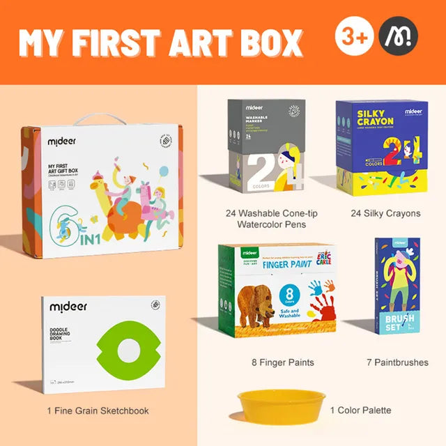 Mideer My First Art Gift Box 65pcs