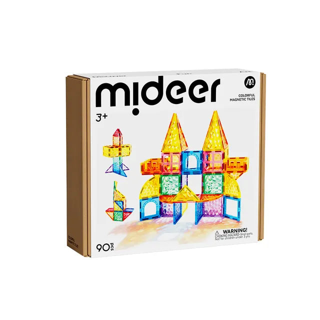 Mideer Prism Magnetic Tiles  90Pcs