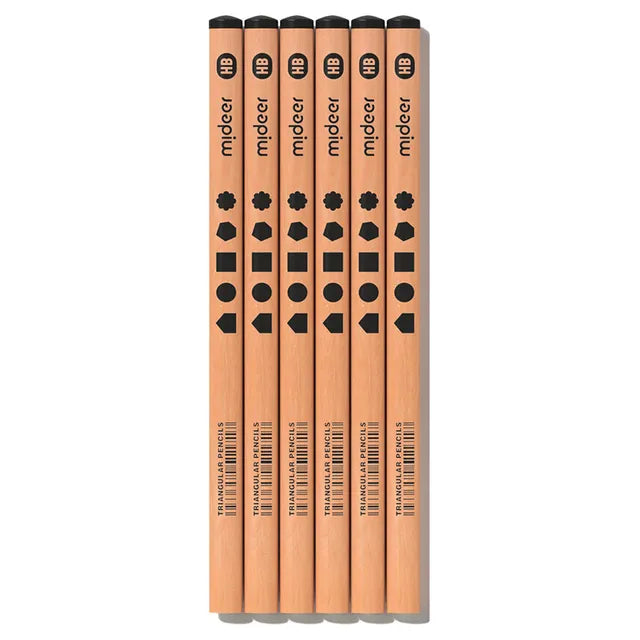 Crayons Triangulaires Mideer HB - 30 pièces