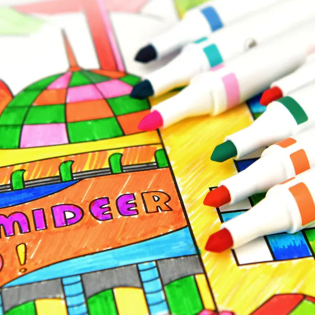 Mideer Washable Marker Large Cone Head 36 Colors