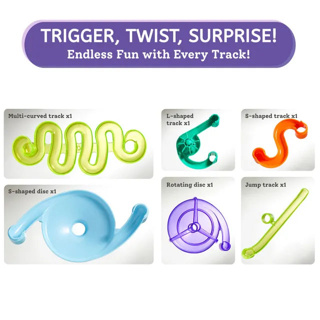 Mideer Track Marble Building Blocks 84P