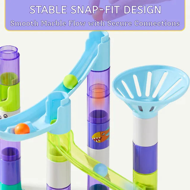 Mideer Track Marble Building Blocks 84P