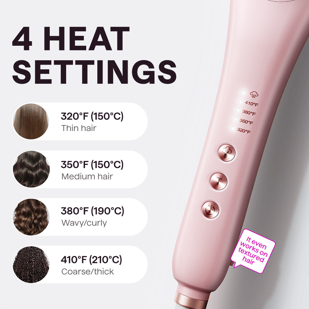 Wavytalk Steamline Pro Hair Straightener Brush, 3 in 1 Straightening Brush