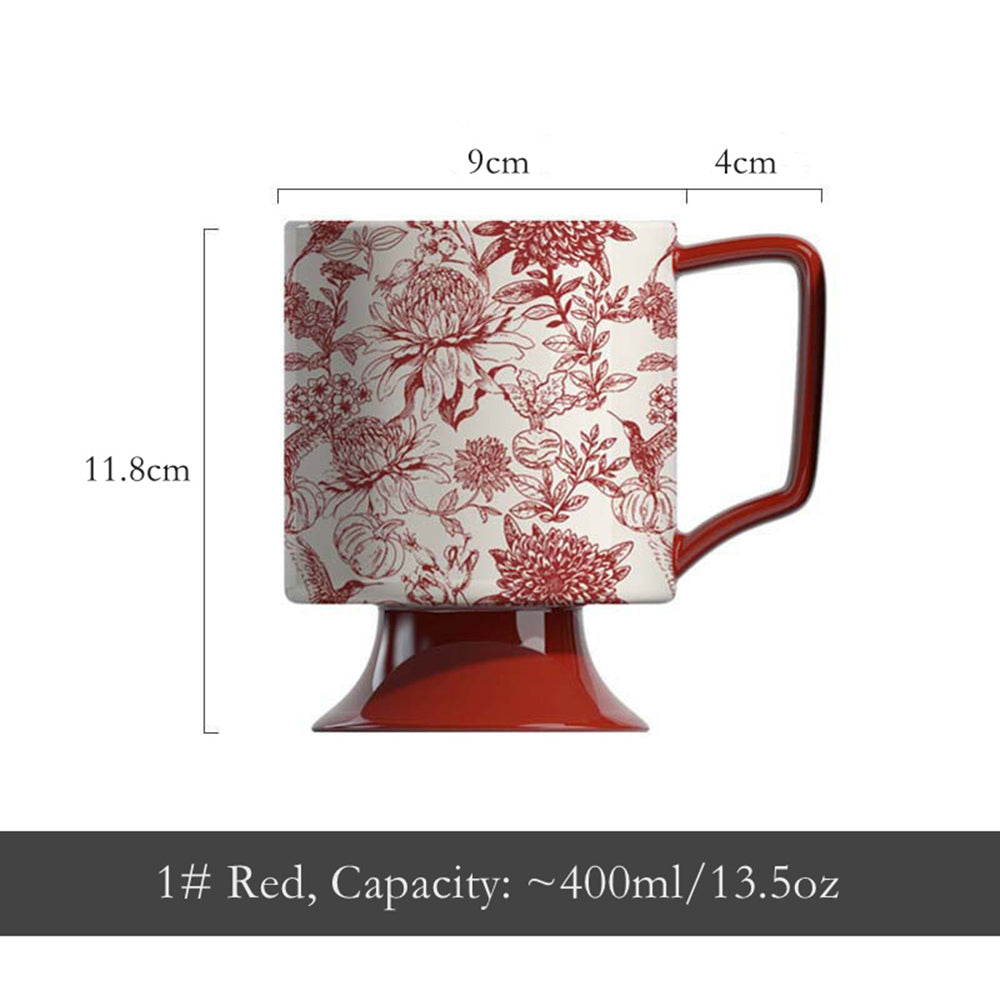 Unique Modern Design Premium Ceramic 400ml Coffe Mug