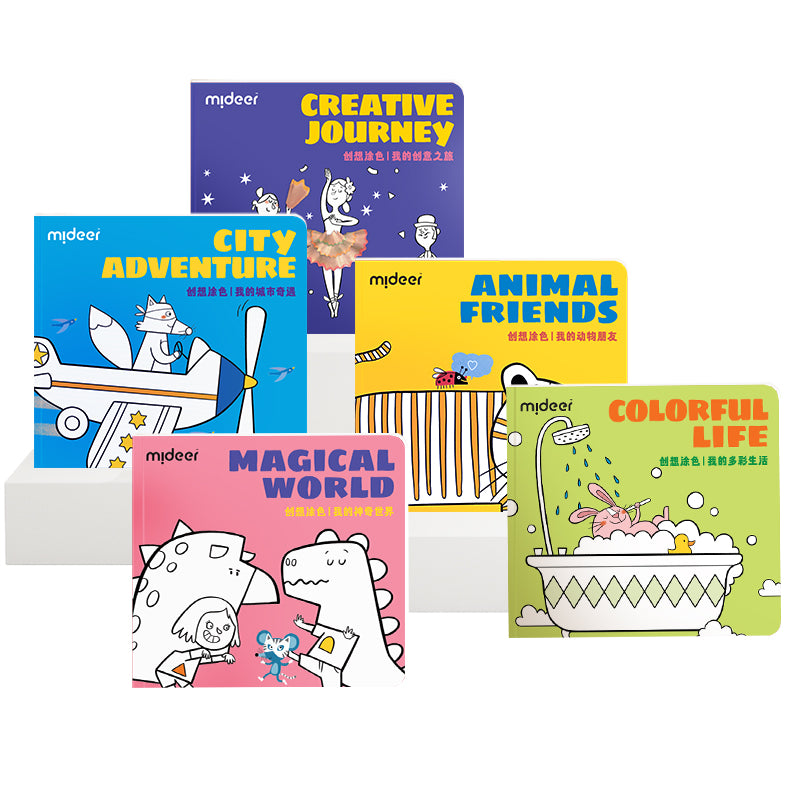 MiDeer First Coloring Book: City Adventure