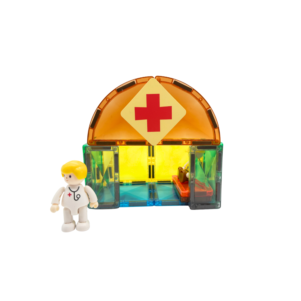 Mideer My First Magnetic Building Set: City Heroes 33 pcs